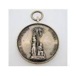 An 1862 silver army Indian temperance 'Total Absti