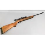 A vintage BSA air rifle with 4x20 sight