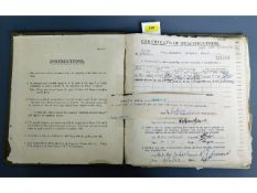 A WW2 Pilots Logbook for Donald Edwin Roberts 2115