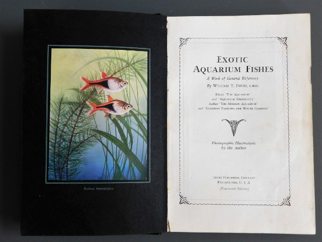 Book: Exotic. Aquarium Fishes - William T. Innes, 1952