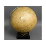 A Philips terrestrial globe, 12.25in tall