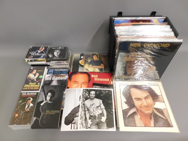 A collection of 47 Neil Diamond vinyl LP's, lot to