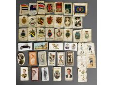 A quantity of cigarette cards & silks including Ta