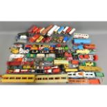 A quantity of vintage diecast model vehicles inclu