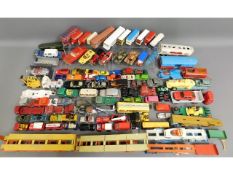 A quantity of vintage diecast model vehicles inclu