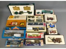 A quantity of boxed vintage diecast model vehicles