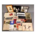 A quantity of military related photos, pamphlets &