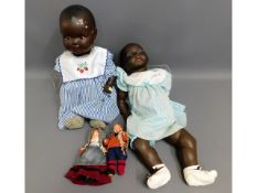 Two Americana dolls, both a/f, one Armand Marseill