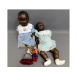 Two Americana dolls, both a/f, one Armand Marseill