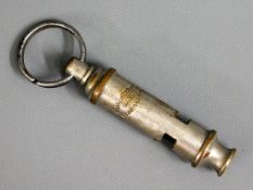 An Edwardian girl guide's whistle