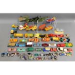 A quantity of vintage diecast model vehicles & mot