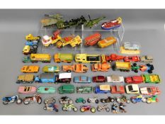 A quantity of vintage diecast model vehicles & mot