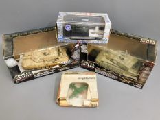 Two Forces of Valour boxed tanks, a Solido militar