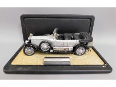 A Franklin Mint 1925 Rolls Royce Silver Ghost prec