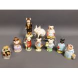 Five Beswick Beatrix Potter figures, tallest 5.75i