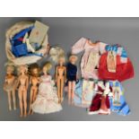 Six dolls, including Hasbro & a small bagged quant