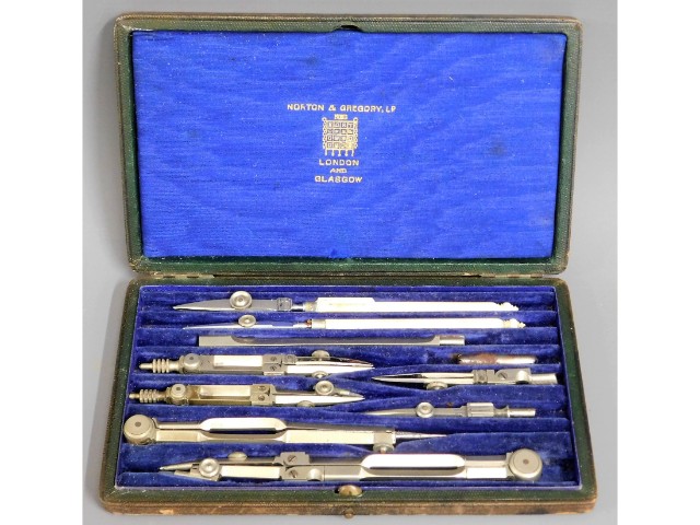 A Norton & Gregory drawing set