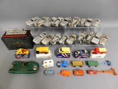 A quantity of vintage diecast & other model vehicl