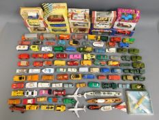 A quantity of vintage diecast model vehicles & oth