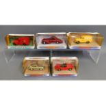 Five Matchbox Dinky boxed diecast model vehicles