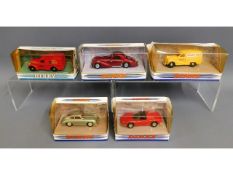 Five Matchbox Dinky boxed diecast model vehicles