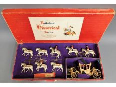 A boxed Britains Historial Series - Her Majesty's