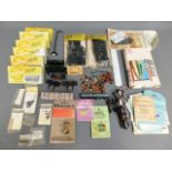 A quantity of model railway accessories & related