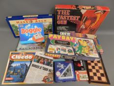 A quantity of mixed board games including Cluedo