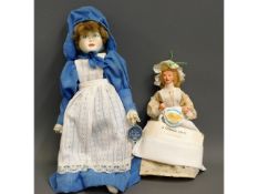 A Royal Doulton "Monday's Girl" twinned with a Cor