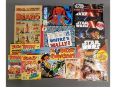 A quantity of comics including Dandy, Beano (May 1