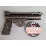 A Webley MkII 0.177 air pistol