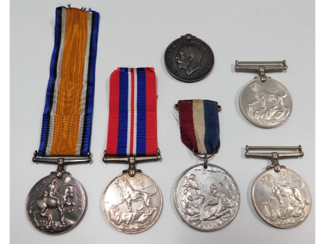 Medals: F42803 L. W. West AC2 RNAS; DM2-117825 A S