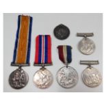 Medals: F42803 L. W. West AC2 RNAS; DM2-117825 A S