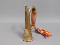 An Argyle & Sutherland brass bugle