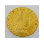 A 1788 George III 22ct gold guinea, 8.4g