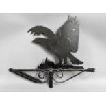 A weather vane styled as an eagle, 24.5in wide x 2