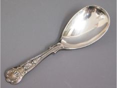 A 19thC. silver caddy spoon by William Gallimore &