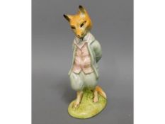 A Royal Doulton Beatrix Potter Foxy Whiskered Gent