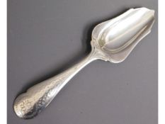 An 1886 Dutch 0.833 silver caddy spoon 12.9g, 4.5i