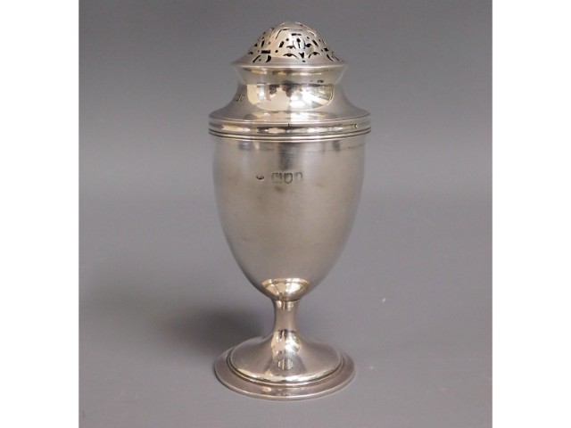 A 1906 London silver sifter by William Comyns & So