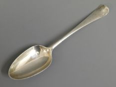 A Georgian 1770 London silver table spoon by Willi