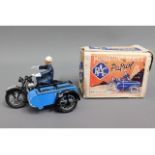 A Morestone series RAC motorcycle & sidecar with b