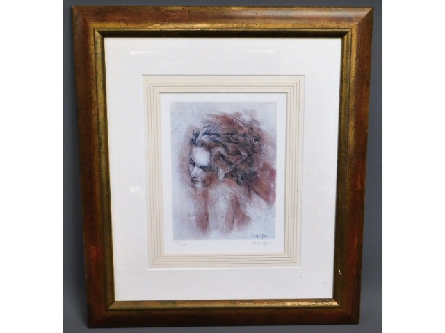 A framed limited edition print by Mark Spain, 71/2