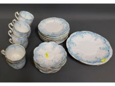 Twenty nine pieces of Foley porcelain tea ware