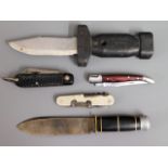 A German Baron Solingen knife, an army knife, poss