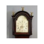 An oak case longcase clock by John Belling Jnr. Bo