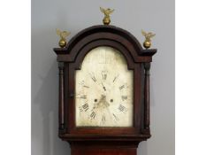 An oak case longcase clock by John Belling Jnr. Bo