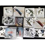 A quantity of boxed Atlas model aeroplanes & two s