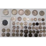 A quantity of pre-1947 coinage 162.9g twinned with