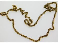 A 9ct gold chain, 18in long, 5.6g